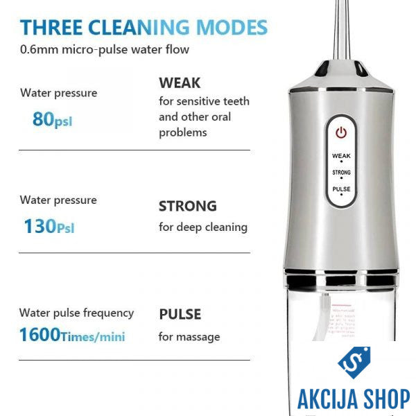 Električni aparat za čišćenje desni i zuba