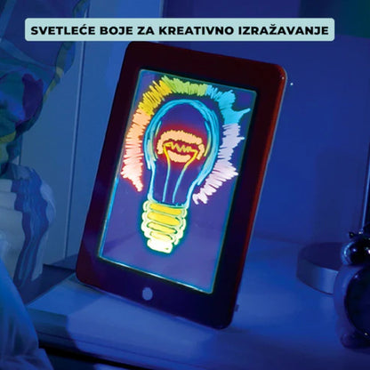 Magična Svetleća Tabla za Crtanje