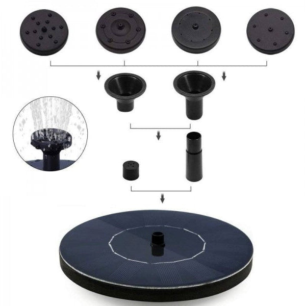 Magična solarna fontana