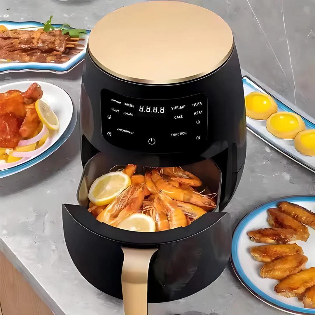 Friteza na vruć vazduh -  Air Fryer - Silver Crest 6L + 50 papira za pečenje