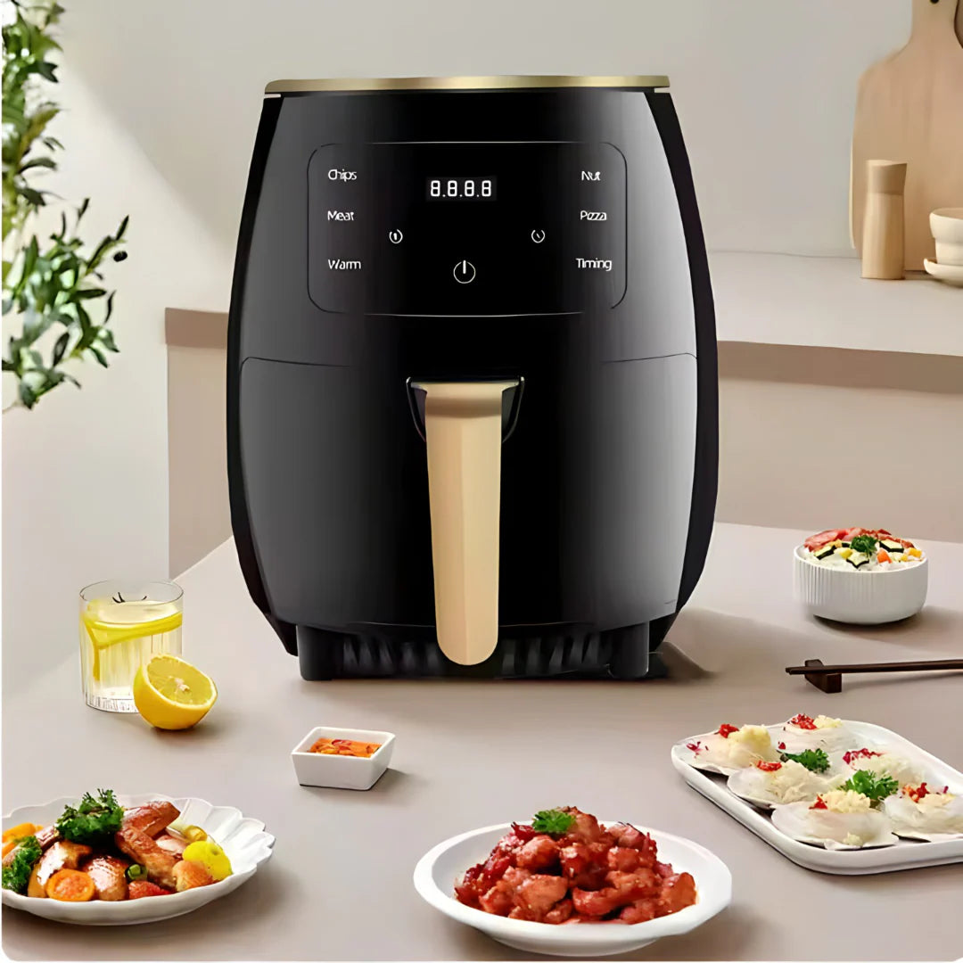 Friteza na vruć vazduh -  Air Fryer - Silver Crest 6L + 50 papira za pečenje