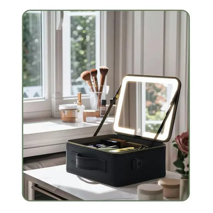 Kvalitetna Torba za Šminku sa Led Svetlom