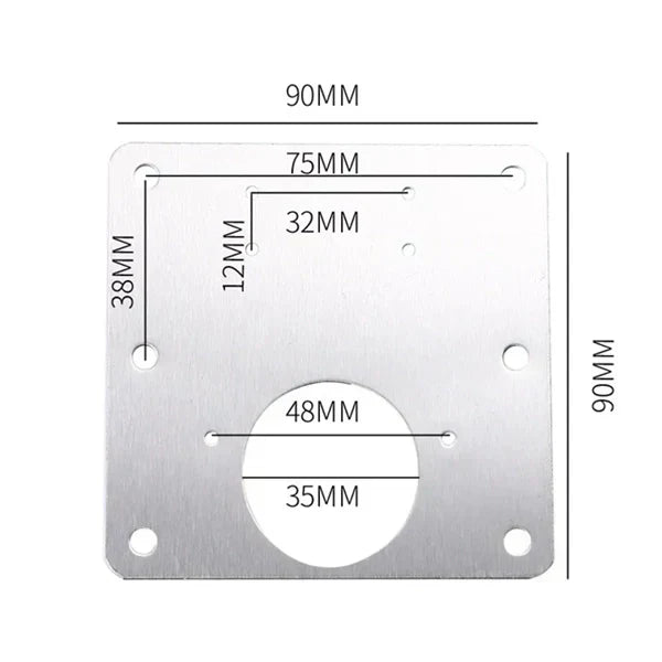 SET pločica za popravku šarki 10kom