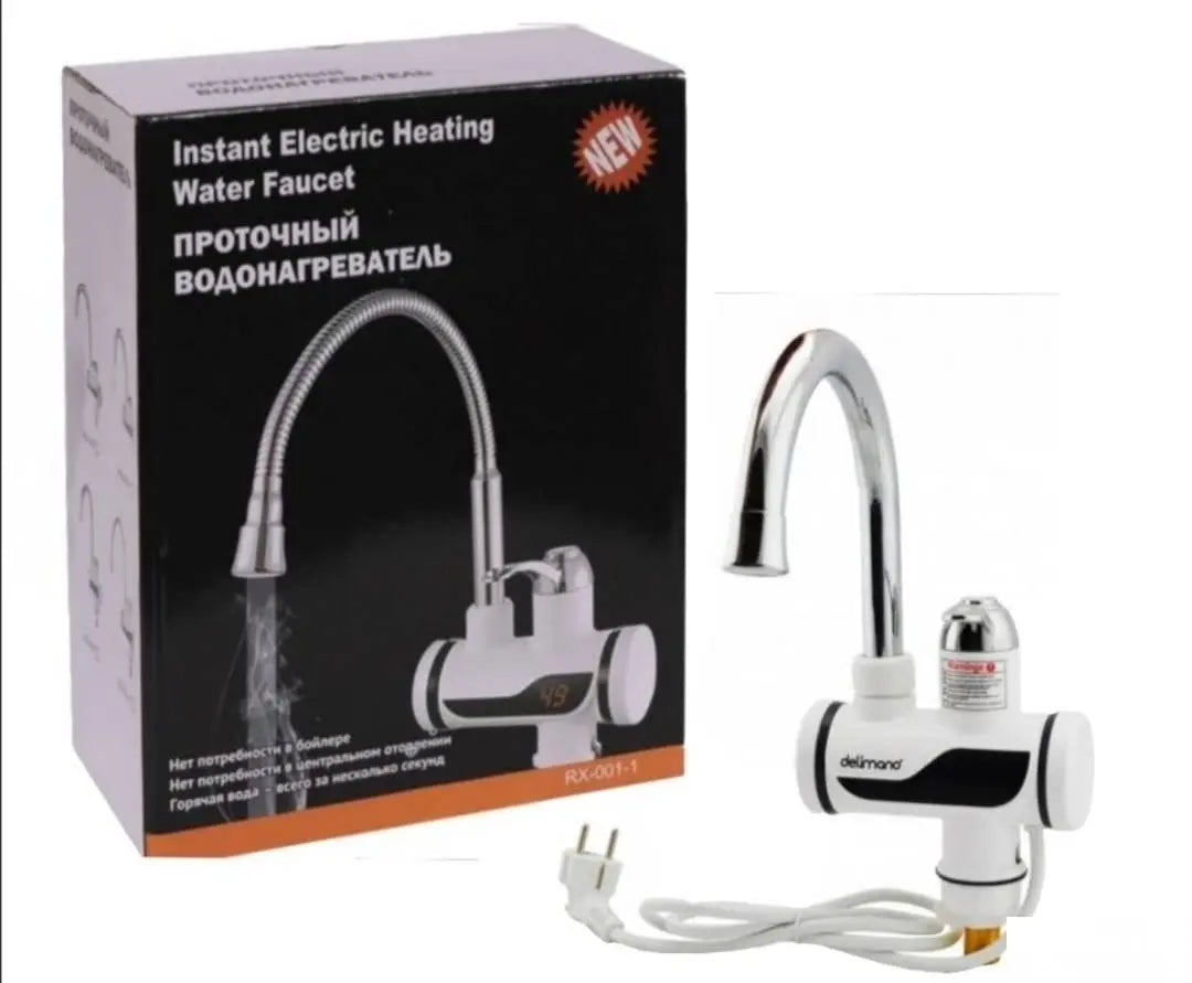 Polu Električna slavina sa grejačem A2 – Model A2 flex Crevo-Zid