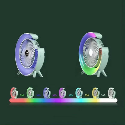 Stoni ventilator sa RGB osvetljenjem