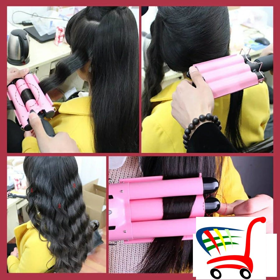 Monofunkcionalni uvijač za talasastu kosu