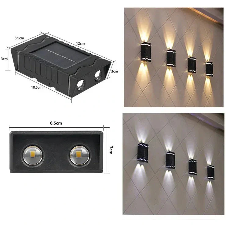 Solarne zidne lampe - 4 komada