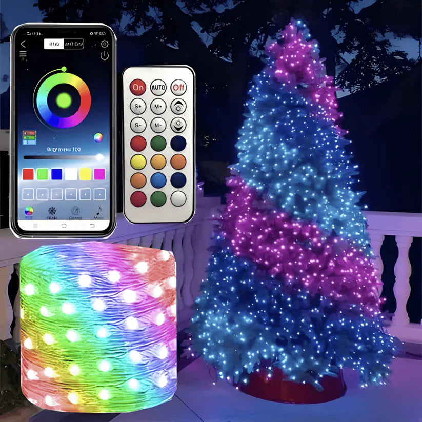 Pametne LED Bluetooth sijalice za jelku 10m