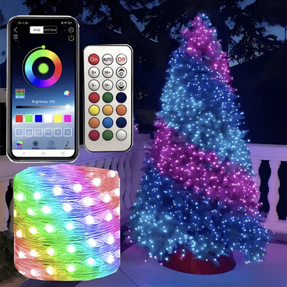 Pametne LED Bluetooth sijalice za jelku 10m